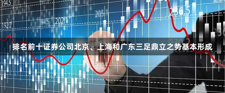 排名前十证券公司北京、上海和广东三足鼎立之势基本形成